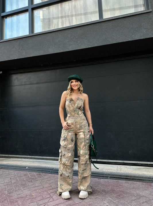 JUMPSUIT BUST USHTARAK STIL CARGO