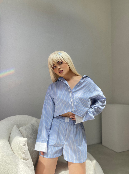 SET KEMISHE DHE PANTALLONA ME VIZA