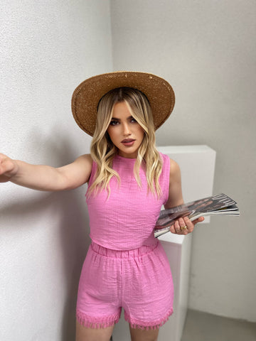 SET CROP DHE PANTALLONA TE SHKURTER