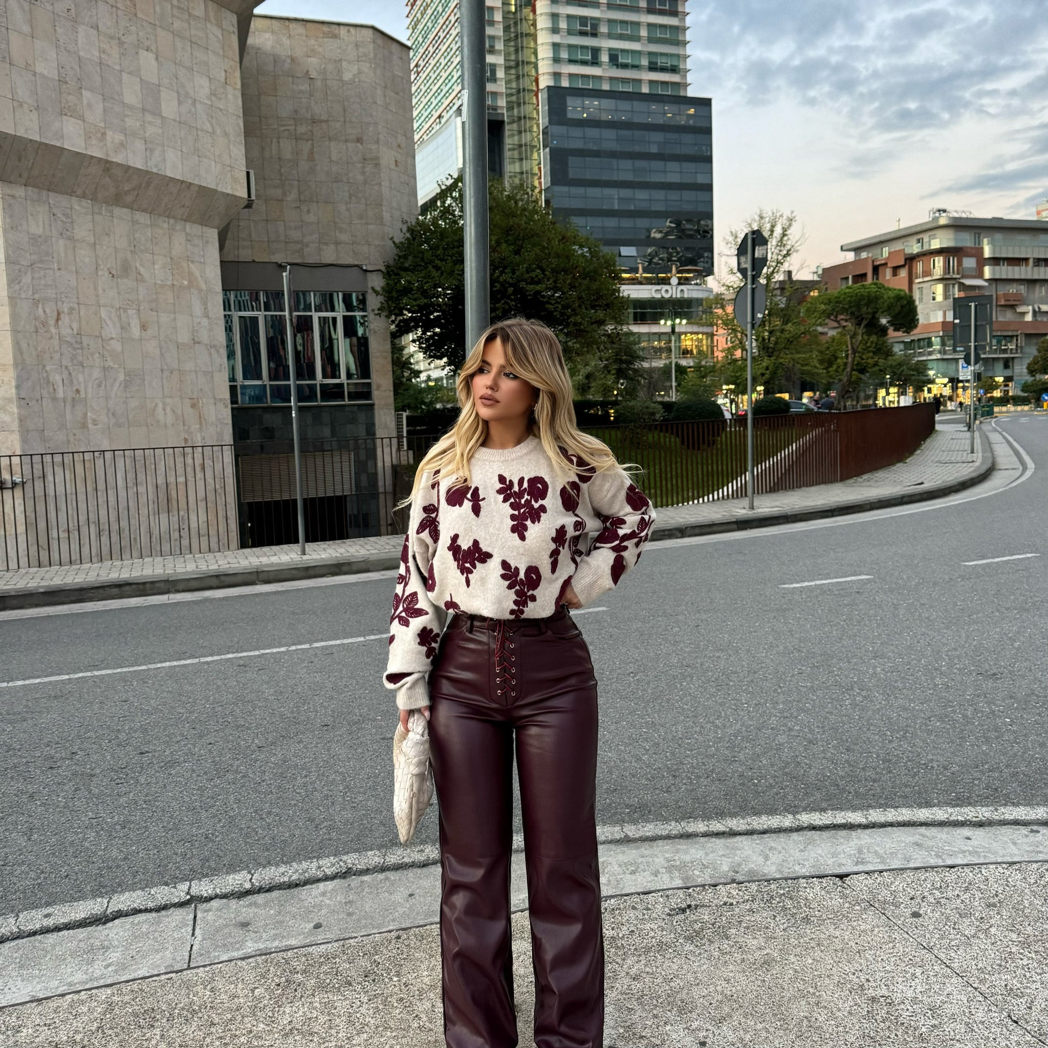 PANTALLONA LEKURE BURGUNDY