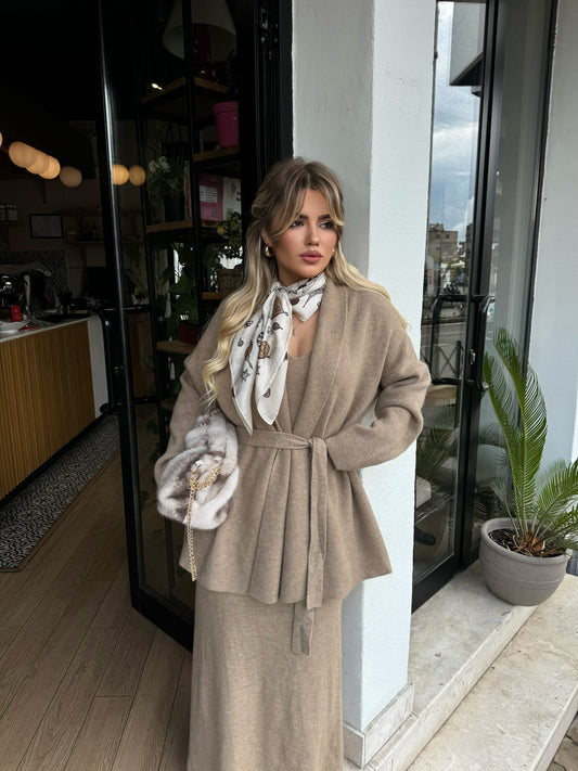 SET ME FUSTAN DHE CARDIGAN