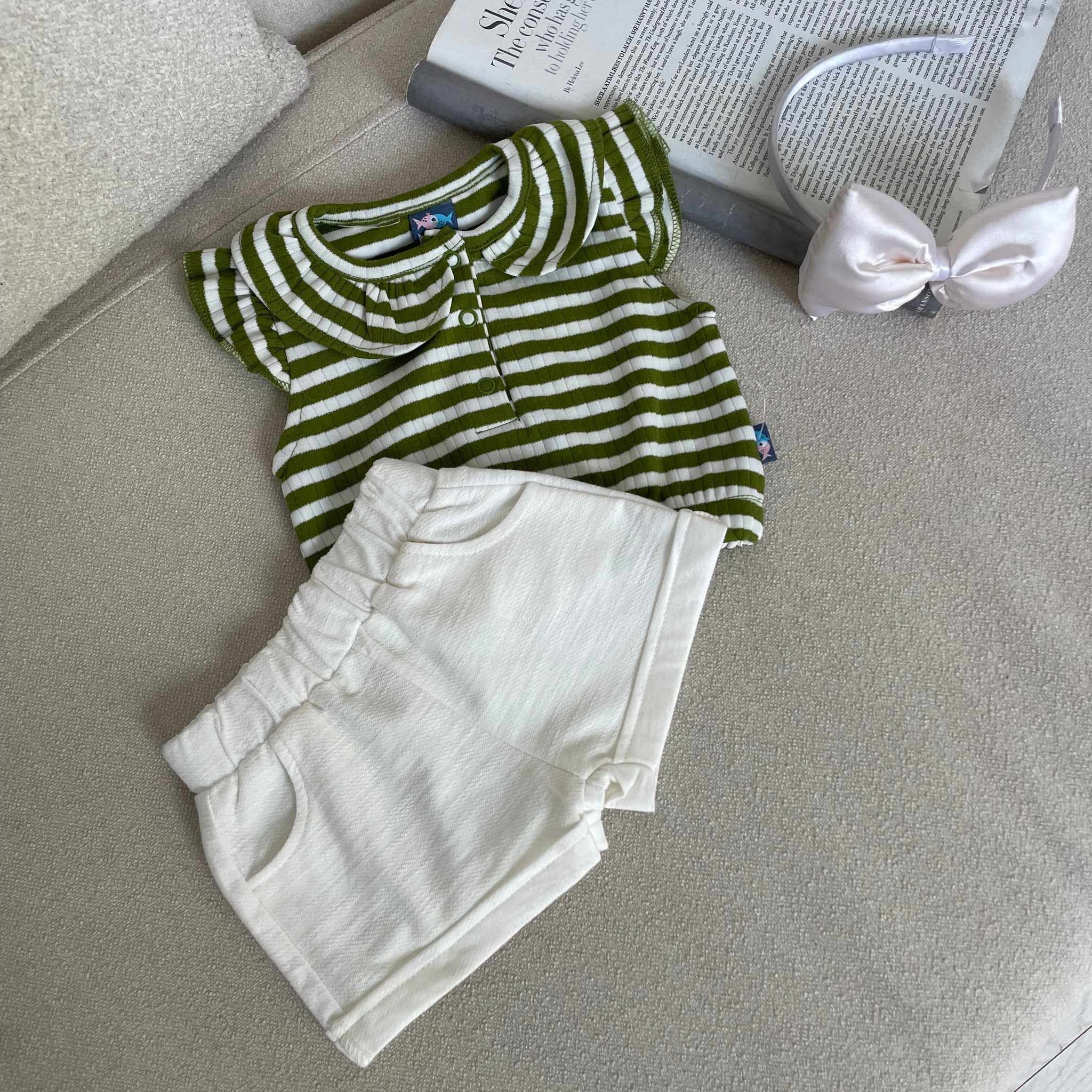 SET BLUZE ME VIJA DHE PANTALLONA TE SHKURTER