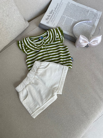 SET BLUZE ME VIJA DHE PANTALLONA TE SHKURTER