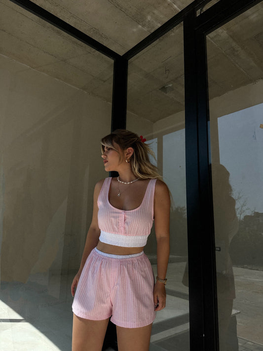 SET CROP DHE PANTALLONA
