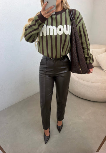 LEATHER TROUSERS