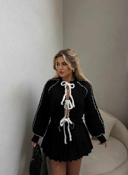 PULOVER ME FJONGO TE BARDHA