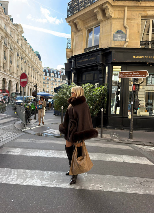ELEGANT BROWN COAT