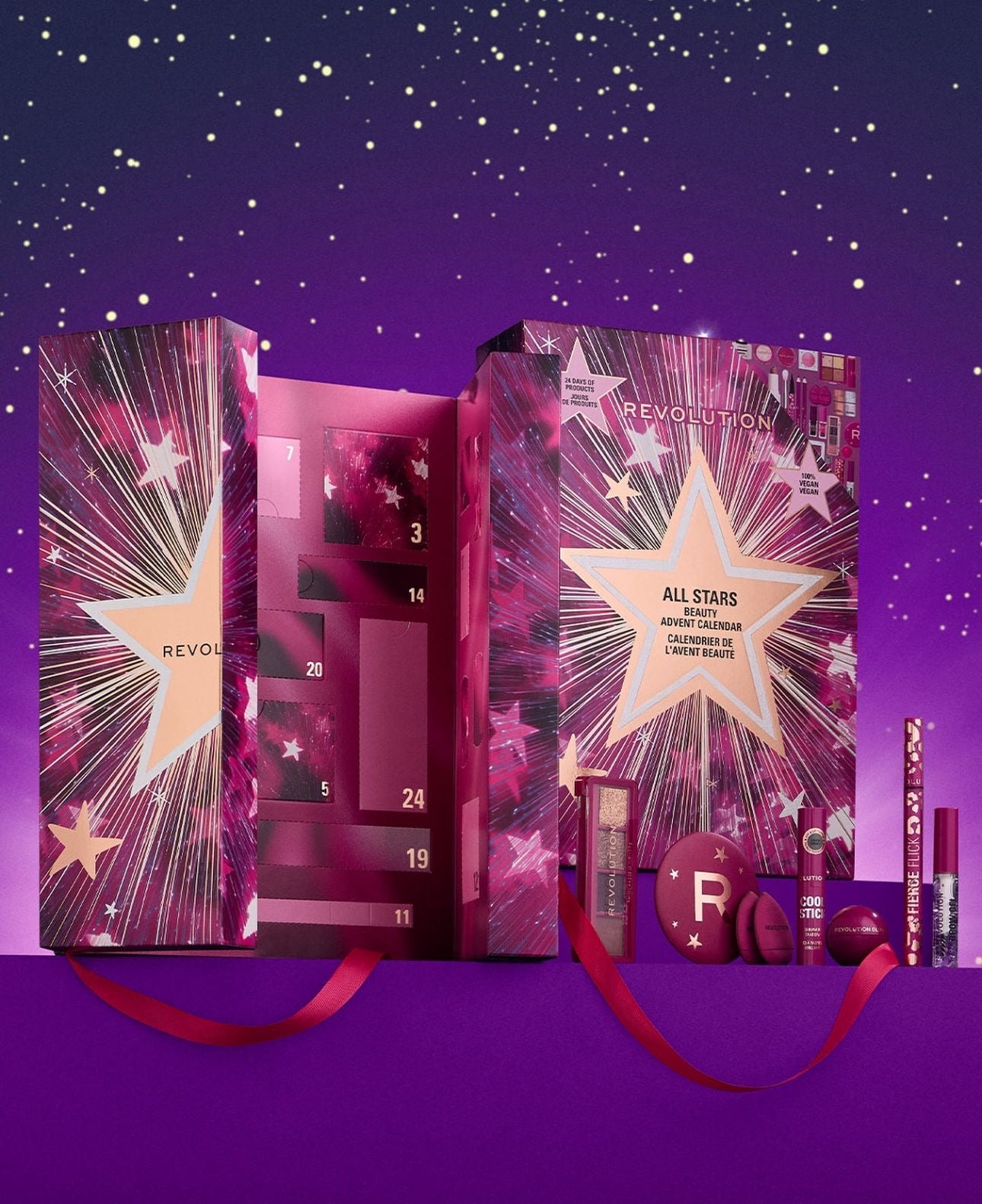 REVOLUTION BEAUTY SPARKLE MAKEUP ADVENT CALENDAR 2025