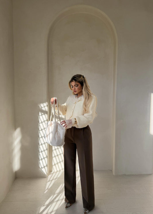 PULOVER ME DANTELL DHE GURE TEK JAKA