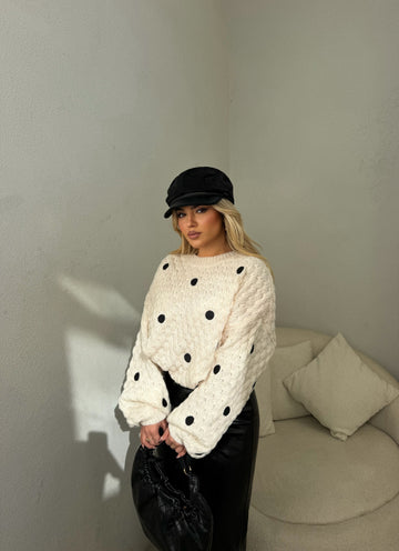 POLKA DOT SWEATER