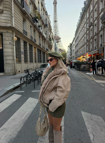 OVERSIZED FAUX FUR JACKET