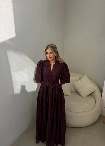 DEEP PURPLE MAXI DRESS