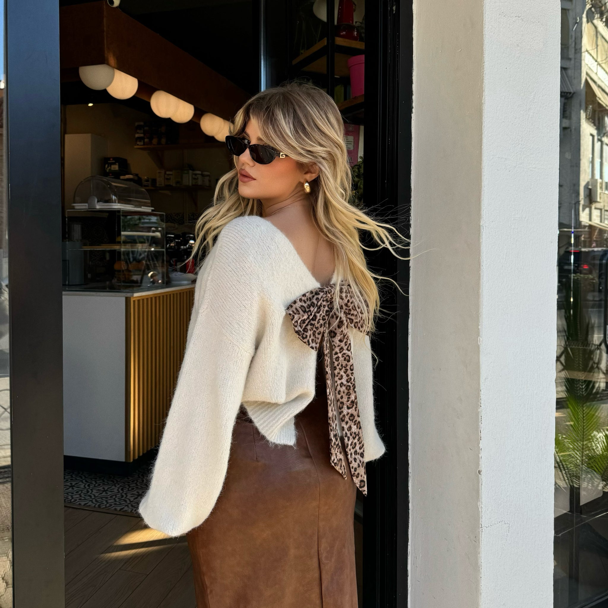 PULOVER ME FJONGO LEOPARD