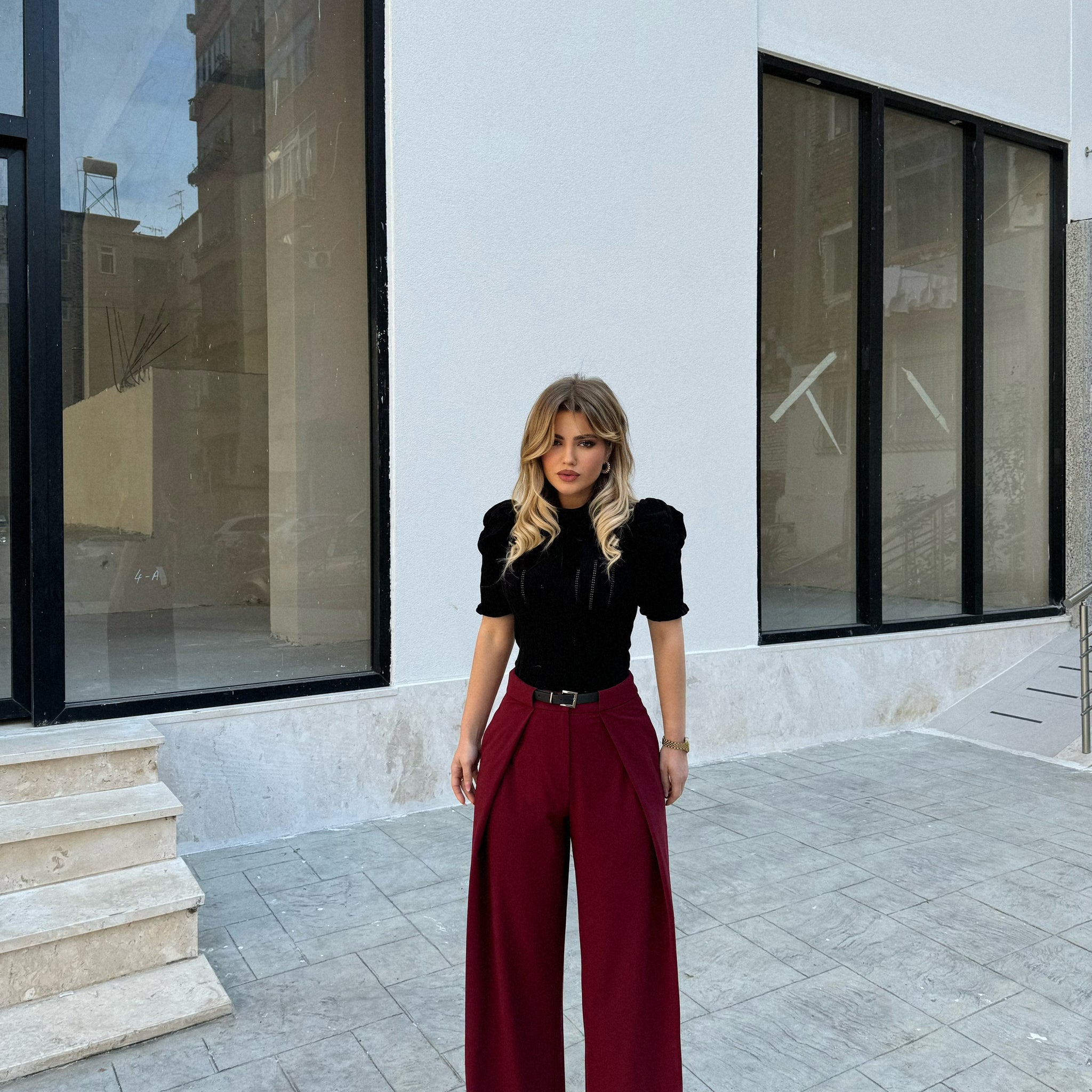 PANTALLONA BURGUNDY