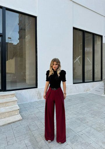 PANTALLONA BURGUNDY