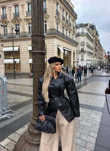 HOURGLASS LEATHER JACKET