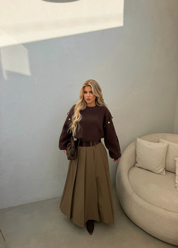 PLEATED SKIRT