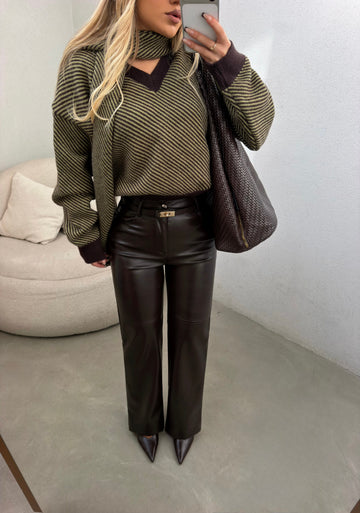 LEATHER TROUSERS