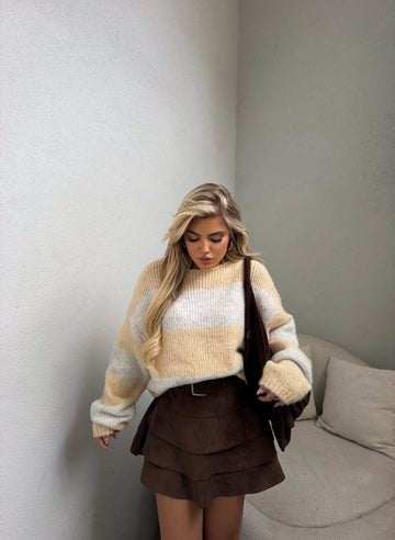 BROWN SKORT