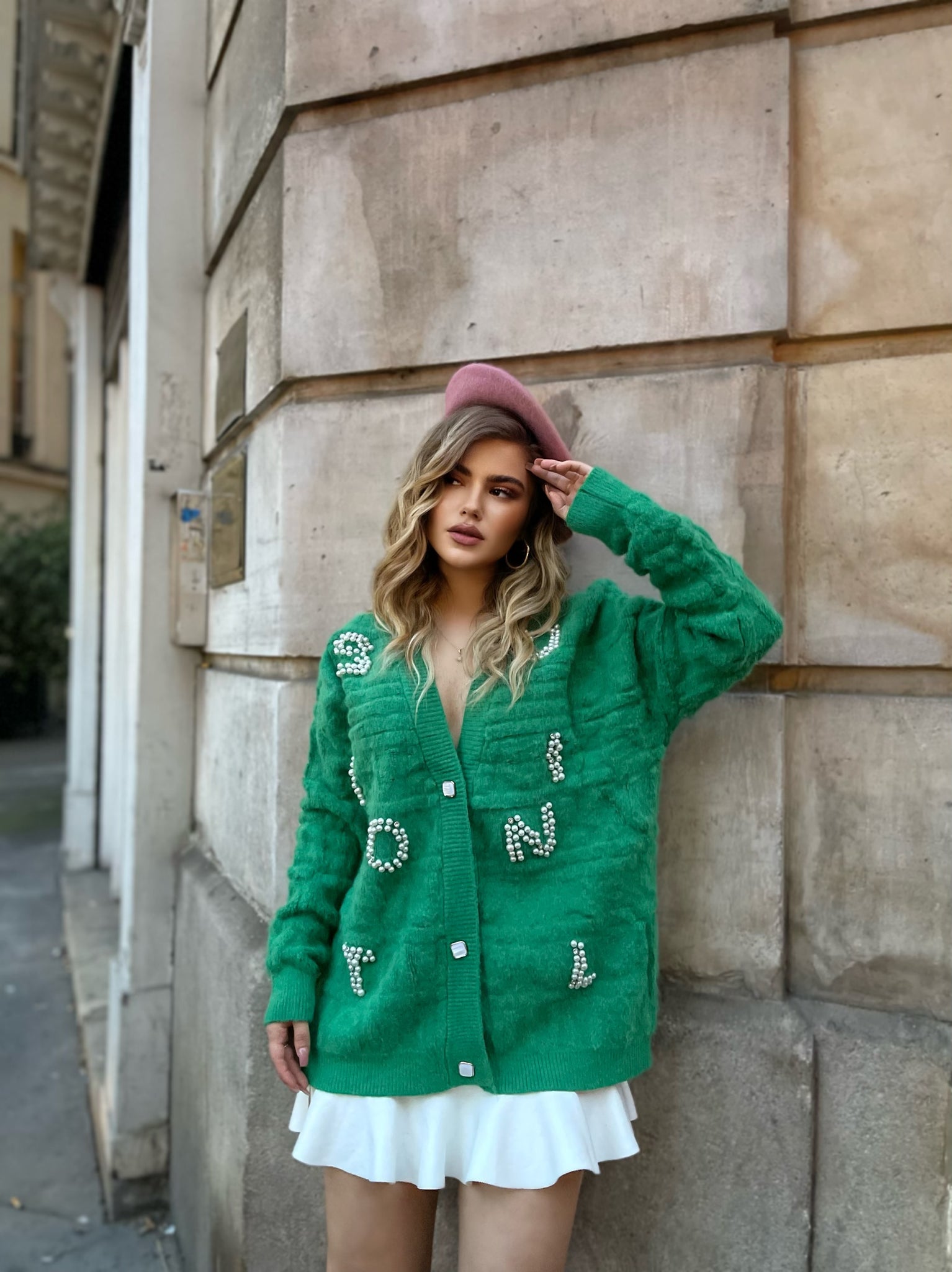 CARDIGAN ME PERLA